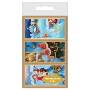 MERKELAPPER 6 PK. 3 MOTIVER I ESKE J.JACOBSEN (10-200306)