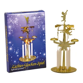 ENGLESPILL GULL TYSK inkl 4 LYS. (NB! LES produktinfo F�R du bestiller!)