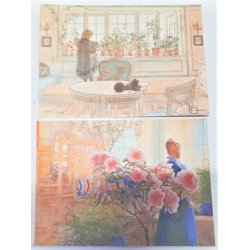 Carl Larsson, kort 2 enkle