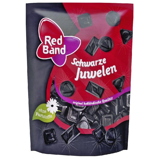 SVARTE JUVELER, LAKRIS, RED BAND