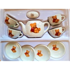 PORSELEN  TESETT BAMSER ,10 deler