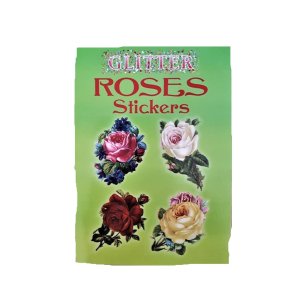Stickersbok Roses Glitter