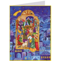 KALENDERKORT KRYBBE, no400-39, m/ konvolutt.