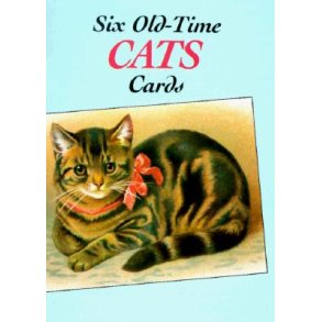 KATTEMOTIV, 6 KORT I BOK.