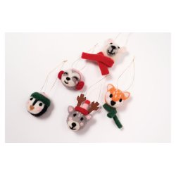 ULLKULER WINTER ANIMALS 5 STK