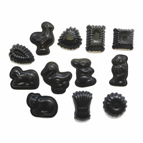 NONSTICK FORMER SJOKOLADE/MARSIPAN 12 stk pske og nytrale