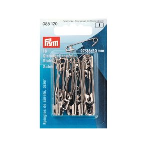 PRYM SIKKERHETSNLER 27/38/50mm 18pk