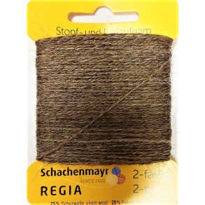 Stoppegarn Brun melert