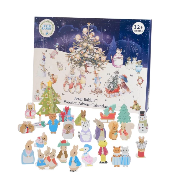 KOMMER! PETER RABBIR ADVENTSKALENDER MED TREFIGURER