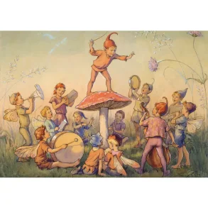 MARGARET TARRANT POSTKORT; ALVEORKESTER