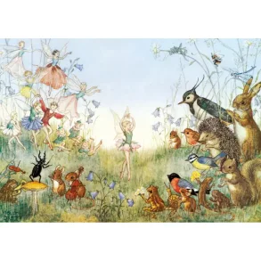 MOLLY BRETT POSTKORT; BLOMSTER-BALLETT