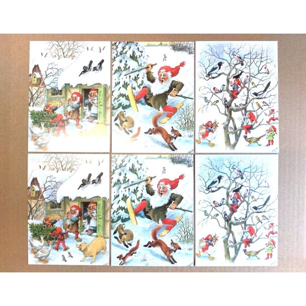 JULEKORT ENKLE 6-Pk WILHELM HANSEN