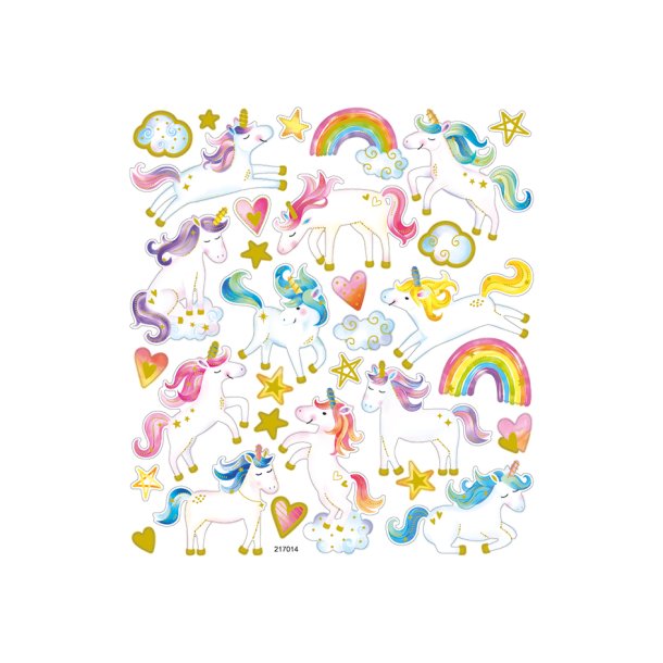 ENHJ�RNING/UNICORN klistremerker no 40000411