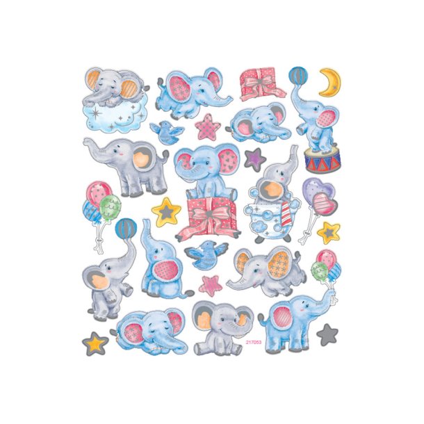 ELEFANTER klistremerker no 40000473