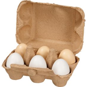 LEKEMAT AV TRE: 6 EGG i EGGKARTONG