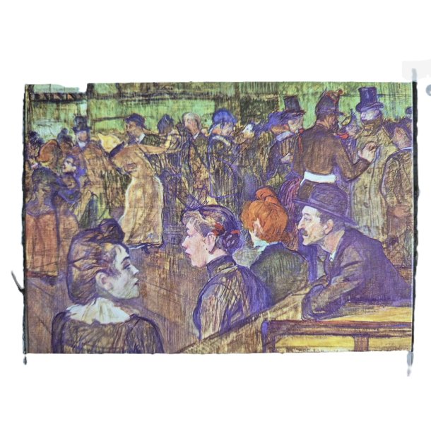 KUNSTKORT "Au Bal Du Moulin de la Galette" 10x15