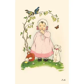 NOSTALGIKORT: LITA JENTE OG P�SKEHARE