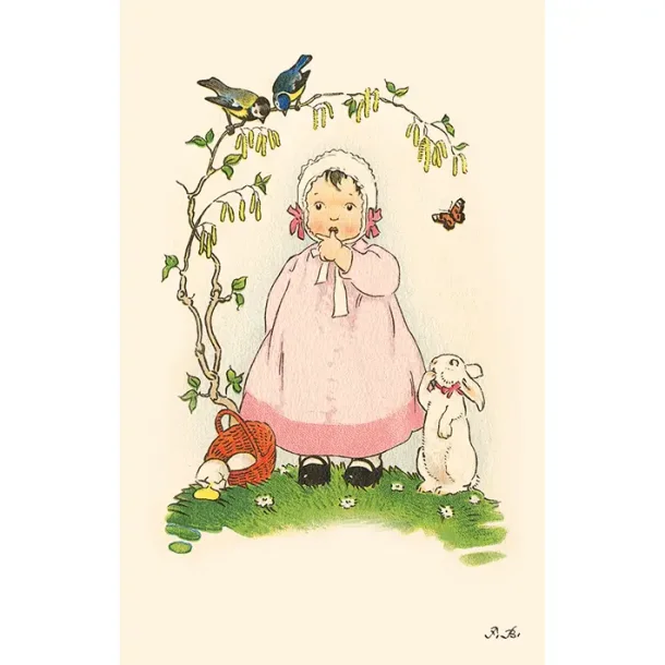 NOSTALGIKORT: LITA JENTE OG P�SKEHARE