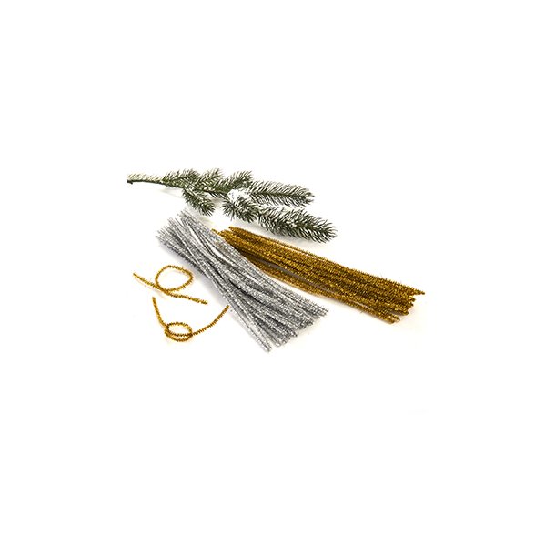 PIPERENSERE SLV OG GULL 30 cm, 30 stk