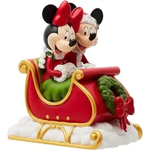 P� FORESP�RSEL: CHRISTMAS MICKEY AND MINNIE, Jim Shore 6015327