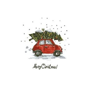 SERVIETTER JULETRE P TAKET 33x33 cm 20 stk