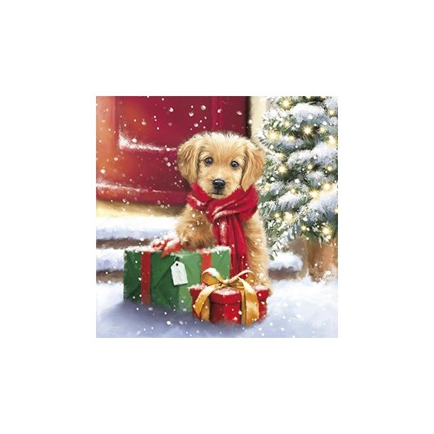 SERVIETTER LITTLE PUPPY 33x33 cm 20 stk