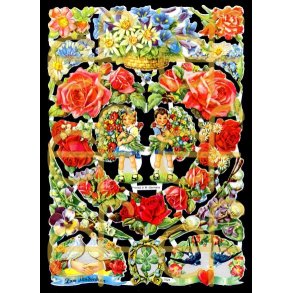 EF 7023 BARN i BLOMSTERHJERTE