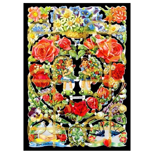 EF 7023 BARN i BLOMSTERHJERTE