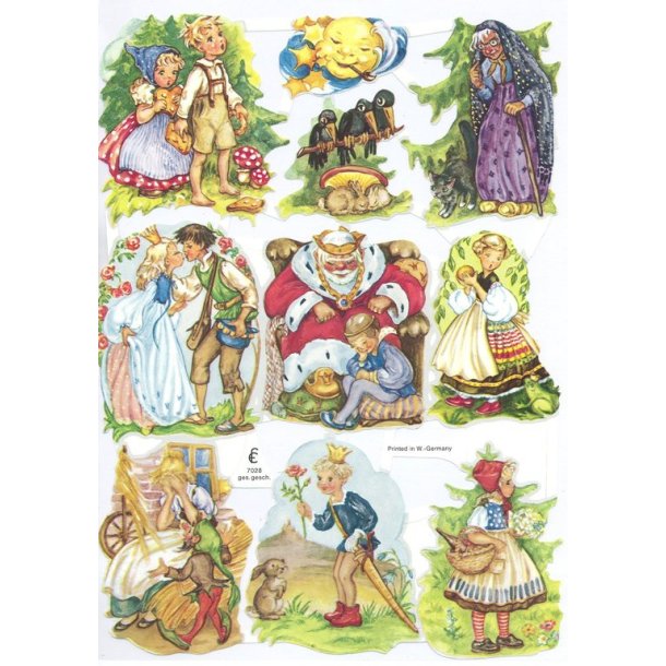 EF 7028 0g 7168 PERRAULTS EVENTYR  og BAMSER/HARER