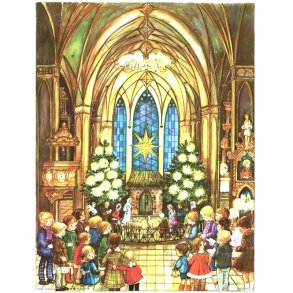 JULESPILL I KIRKEN 28x37 cm