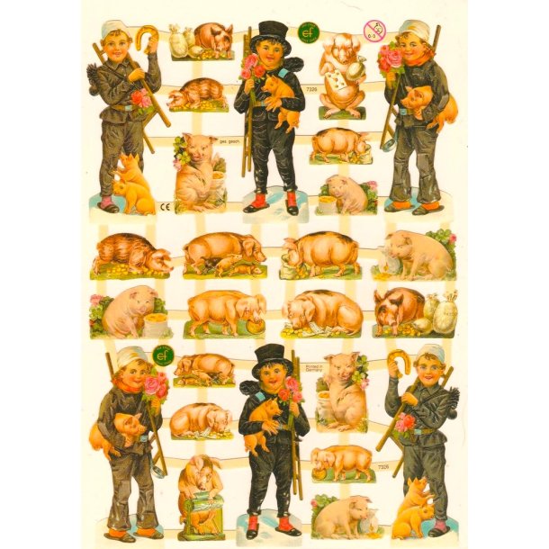 EF 7326 Barn og griser