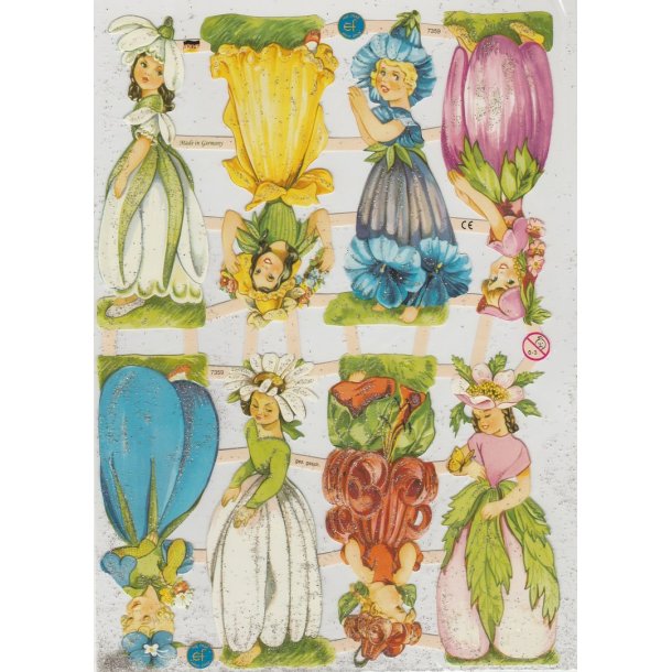 EF 7359 SLVGLITTER, BLOMSTERBARN