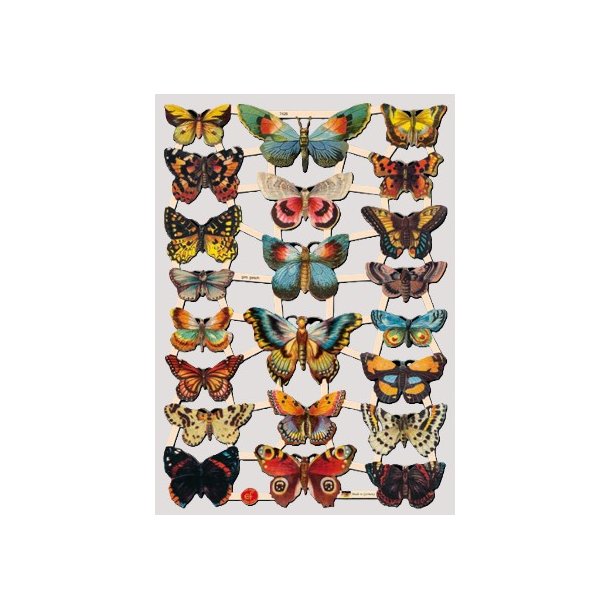 EF 7426 S�lvglitter SOMMERFUGLER