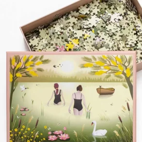 VISSEVASSE PUSLESPILL 1000 BRIKKER 