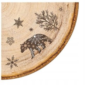 SERVIETTER RUNDE BJRN 12-pk