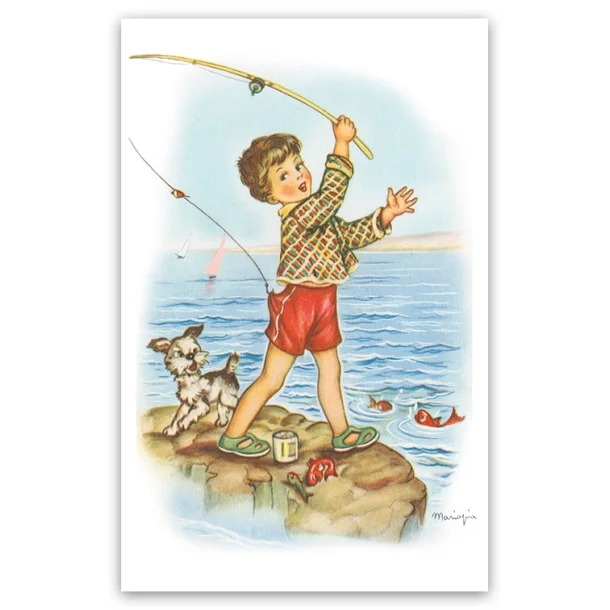 NOSTALGIKORT FISKELYKKE