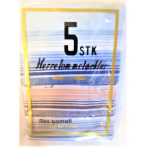 HERRE LOMMET�RKLE STRIPER 5-pk