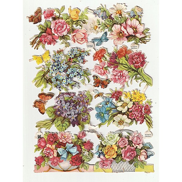EAS 315o BLOMSTER , med nummer og "printed in Western Germany, uten logo