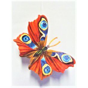 Vindusdekorasjon Rd Sommerfugl EF 3-805