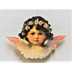 Vindusdekorasjon 7-823 Engel med Rosekrans