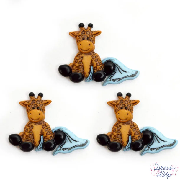 KNAPPER BABY GIRAFFE 6 stk