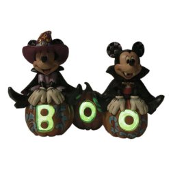 MICKEY &amp; MINNIE MOUSE BOO PUMPKINS (Glow in the dark!)