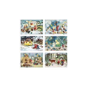 KALENDERKORT VINTERHAGE (NB! 1 stk)