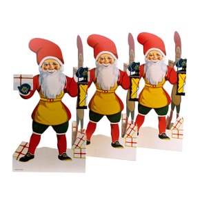 Papirremse NISSE MED LYKT OG PAKKER XXL