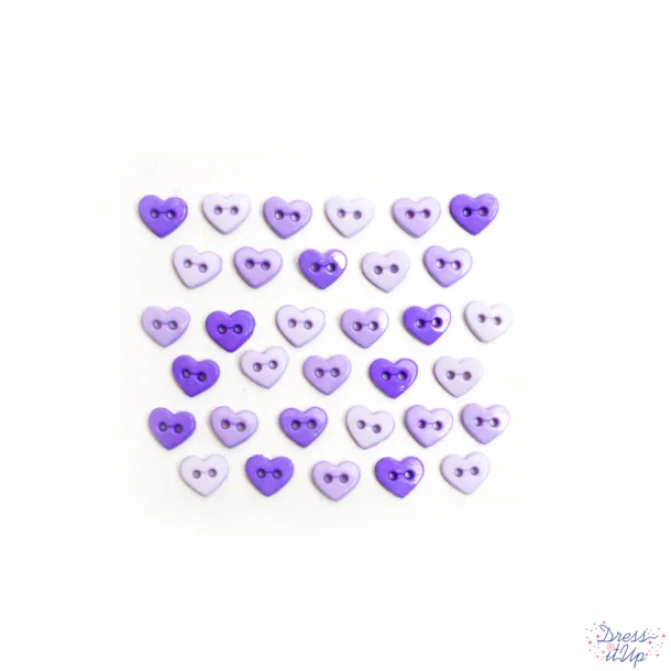 KNAPPEMIX  MICRO HEARTS LAVENDER