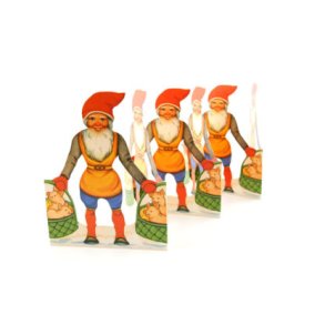 Papirremse NISSE MED GRISER I KURV