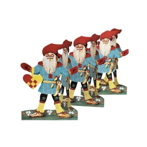 Papirremse NISSE MED JULEKURVHJERTE