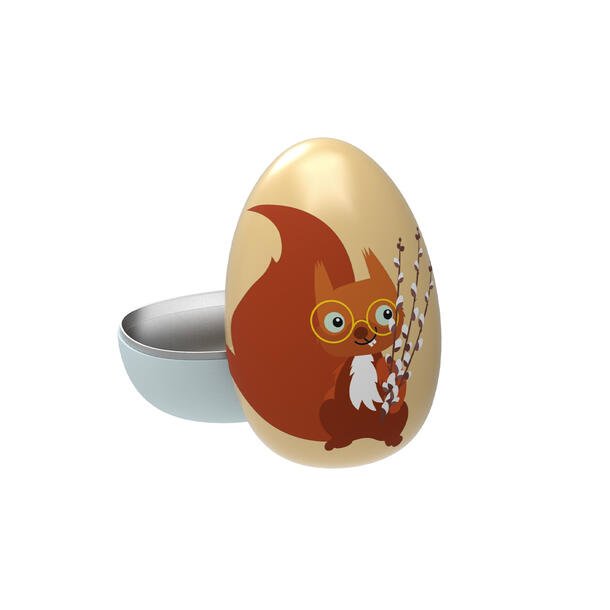 BLAFRE EKORN, pskeegg i metall 15 cm