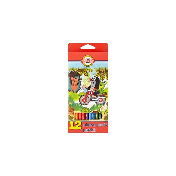 Fargeblyanter Lille Muldvarpen 12 pk