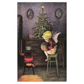 NOSTALGIKORT: ENGEL VARMER SEG VED VEDOVNEN